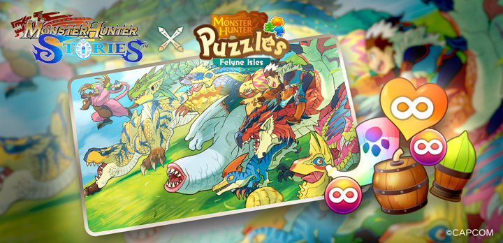 MH Stories x MH Puzzles Collaborations! Log in to obtain in-game items and wallpapers!
