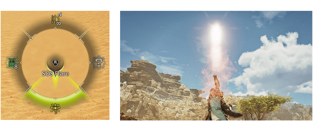 3. Use an SOS Flare to call for support
