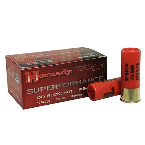 Buy Hornady Superformance 12 Gauge Ammo 2 3 4 00 Buckshot Online