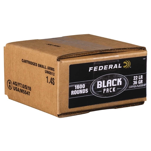 buy-federal-black-pack-22-long-rifle-ammo-36-grain-copper-plated-hollow